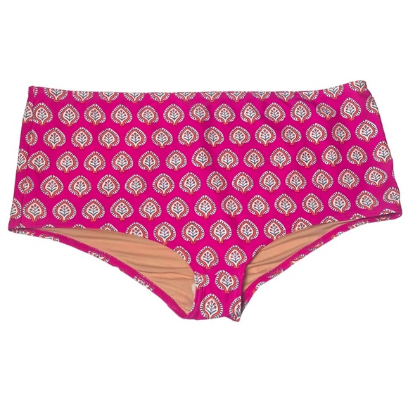 J. Crew Other - NWT J Crew x SZ Blockprints Swim Bottoms Pink AO968 3X